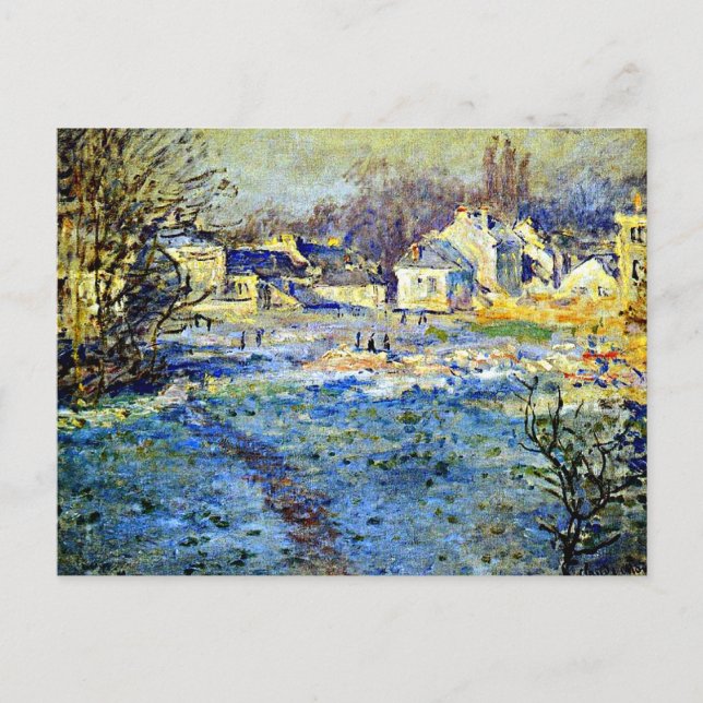 Monet - White Frost,  Postcard (Front)