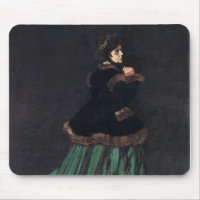 Monet Woman in Green Dress