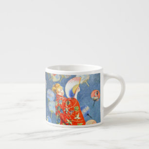 Monet Woman in Japanese Costume Espresso Cup