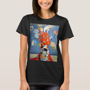 Monet Woman in Japanese Costume T-Shirt