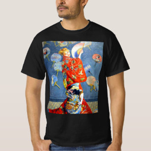Monet Woman in Japanese Costume T-Shirt