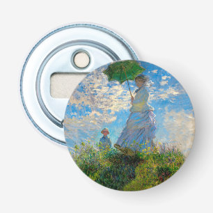 Monet Woman Parasol Impressionism Bottle Opener