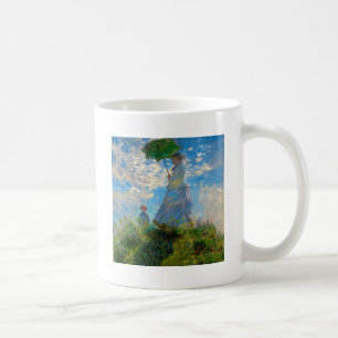 Monet Woman Parasol Impressionism Coffee Mug