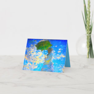 Monet Woman with a Parasol Announcement