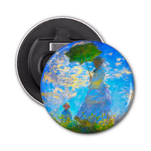 Monet Woman with a Parasol Bottle Opener