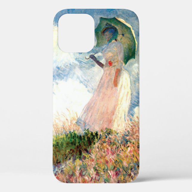 Monet Woman with a Parasol Facing Left Case-Mate iPhone Case (Back)