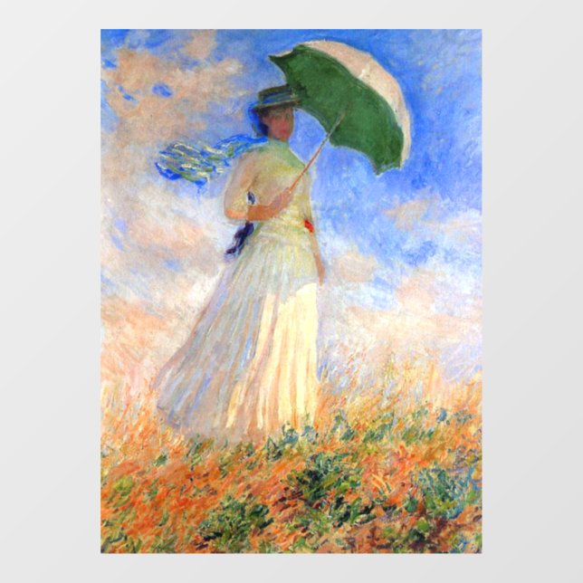 Monet Woman with a Parasol Facing Right (Sheet)