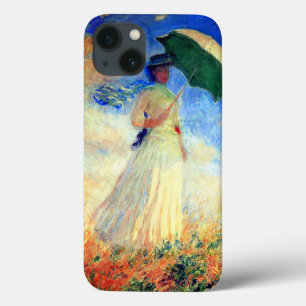 Monet Woman with a Parasol Facing Right iPhone 13 Case