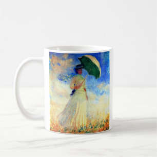 Monet Woman with a Parasol Facing Right Coffee Mug