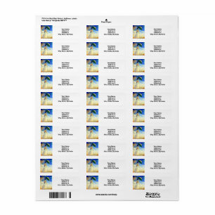 Monet Woman with a Parasol Facing Right Return Address Label