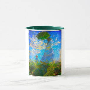 Monet Woman with a Parasol Mug