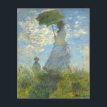 Monet Woman with a Parasol Paper<br><div class="desc">Paper featuring Claude Monet’s wife,  Camille,  holding a parasol,  and their son,  Jean,  taking a walk in a vibrant green field being blown by the wind on a summer’s day. A great Monet gift for fans of impressionism and French art.</div>