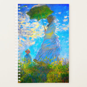 Monet Woman with a Parasol Planner