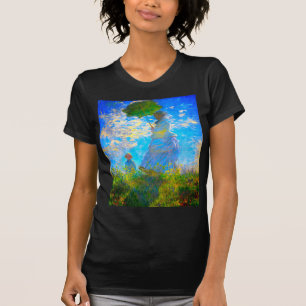 Monet Woman with a Parasol T-Shirt