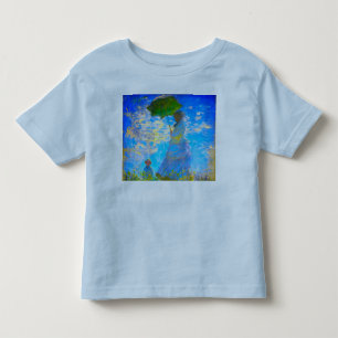 Monet Woman with a Parasol Toddler T-Shirt