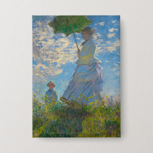 Monet Woman with Parasol & Japanese Footbridge