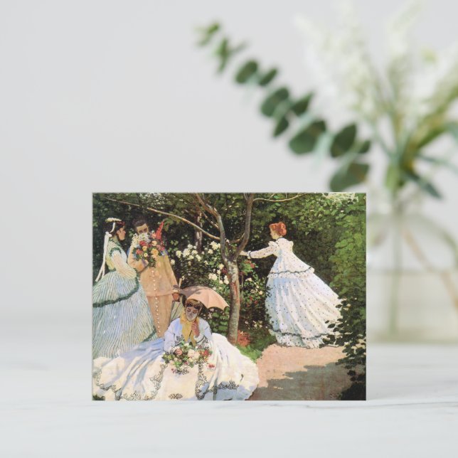Monet - Women in the Garden Postcard (Standing Front)