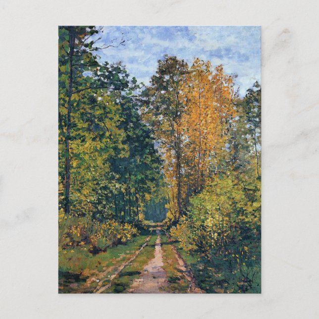 Monet - Wooded Path Postcard (Front)