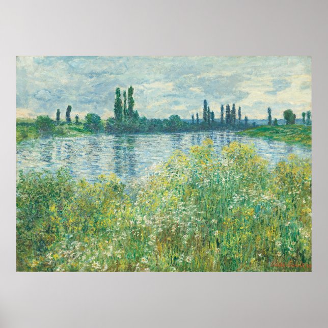 Monet's Banks of the Seine, Vétheuil Poster (Front)
