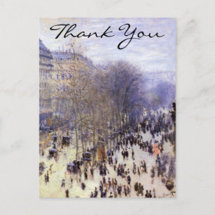 Monet's Boulevard des Capucines Postcard