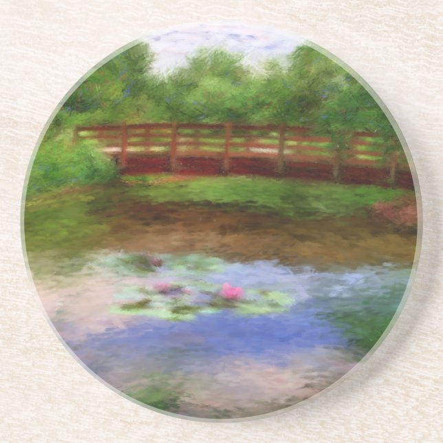 Monet's Bridge Coaster (Front)