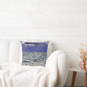 Monet's famous painting, Seascape, Cushion