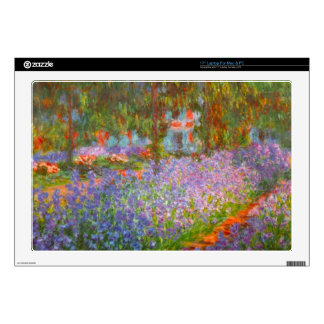 Monet's Garden by Claude Monet 17" Laptop Skins