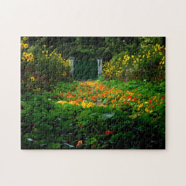 Monet's Garden, Giverny, France in Autumn Jigsaw Puzzle (Horizontal)