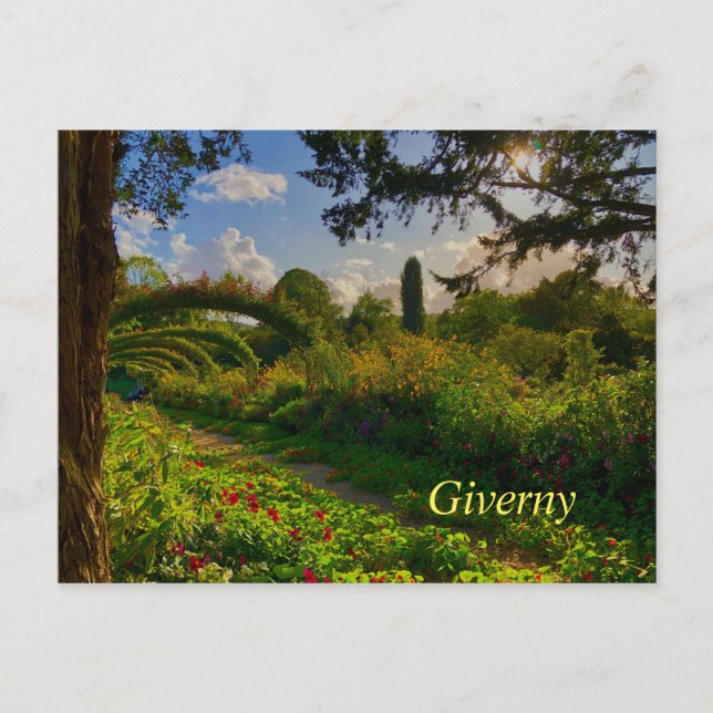 Monet's Garden Postcard (Front)