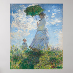 Monet's Madame Monet and Her Son Poster