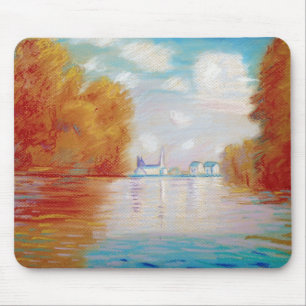 Monets River Mouse Pad