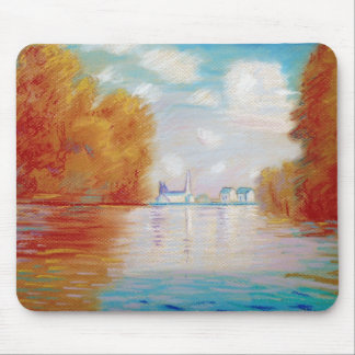 Monets River Mouse Pad