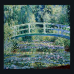 Monet's Water Lilies and Japanese Bridge Poster<br><div class="desc">Water Lilies and Japanese Bridge by Claude Monet (1899).</div>