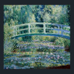 Monet's Water Lilies and Japanese Bridge Poster<br><div class="desc">Water Lilies and Japanese Bridge by Claude Monet (1899).</div>