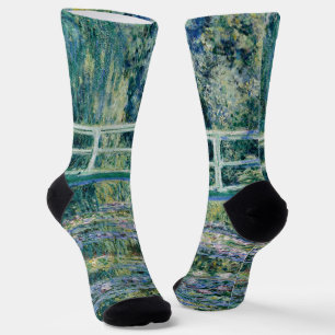 Monet's Water Lilies and Japanese Bridge Socks