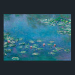 Monet's Water Lillies Vintage Poster<br><div class="desc">Water Lilies (1906)
Painting by Claude Monet</div>