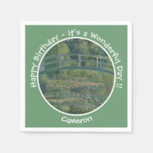 Monet's Water-Lily Pond and Footbridge Party Items