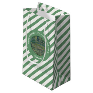 Monet's Water-Lily Pond and Footbridge Party Items Small Gift Bag