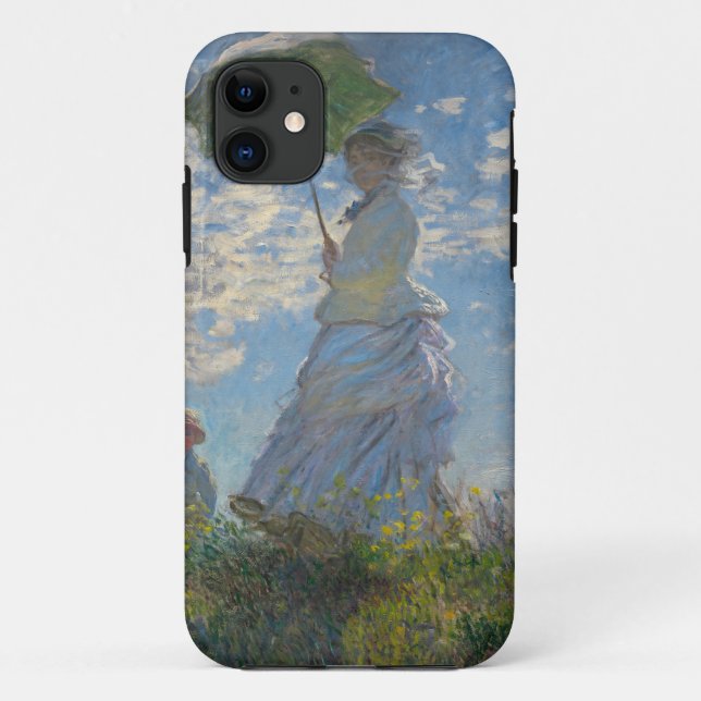 Monet's Woman with a parasol Case-Mate iPhone Case (Back)