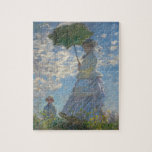 Monet's Woman with a parasol Jigsaw Puzzle<br><div class="desc">Claude Monet's masterpiece: Woman with a parasol.
Please visit our store for othe rmatchin items</div>