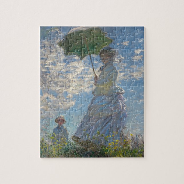 Monet's Woman with a parasol Jigsaw Puzzle (Vertical)