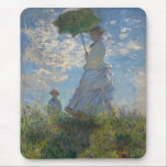 Monet's Woman with a parasol Mouse Pad<br><div class="desc">Claude Monet's masterpiece: Woman with a parasol.
Please visit our store for othe rmatchin items</div>