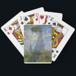 Monet's Woman with a parasol Playing Cards<br><div class="desc">Claude Monet's masterpiece: Woman with a parasol.
Please visit our store for othe rmatchin items</div>
