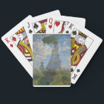 Monet's Woman with a parasol Playing Cards<br><div class="desc">Claude Monet's masterpiece: Woman with a parasol.
Please visit our store for othe rmatchin items</div>