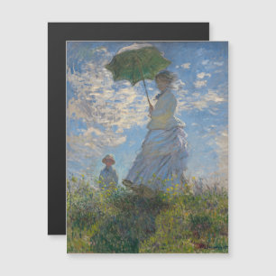 Monet's Woman with Parasol,Impressionist Landscape