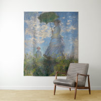 Monet's Woman with Parasol,Impressionist Landscape