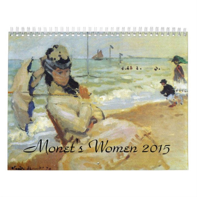 Monets Women 2015 Art Calendar (Cover)