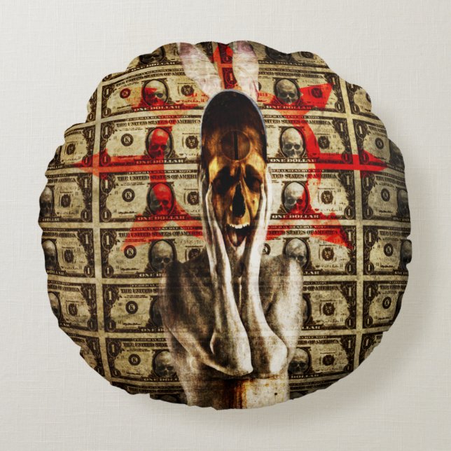 money 2013 round cushion (Front)