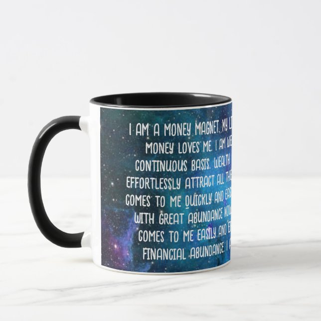 Money Affirmation Mug (Left)