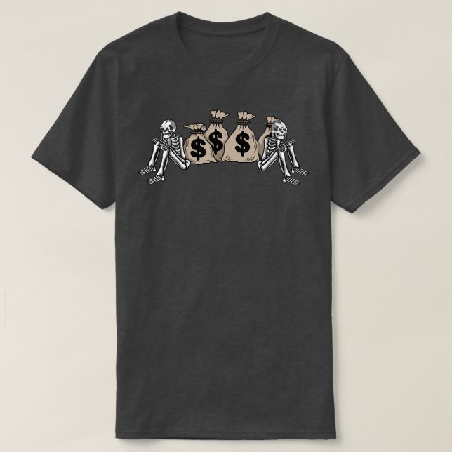 Money and skull T-Shirt (Design Front)